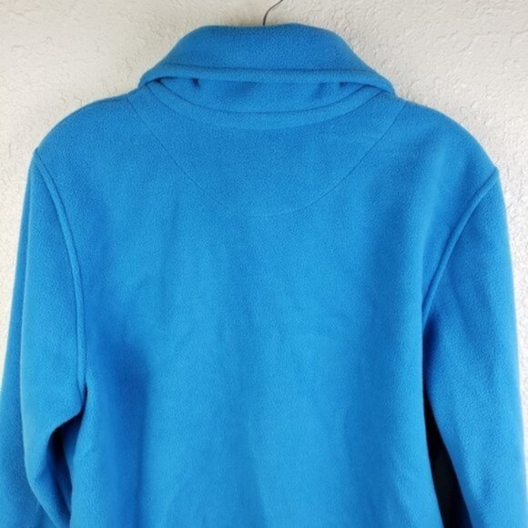 Wooly Bully Wear Colorado Funky One Button Fleece Top Jacket Cardigan Size L - Picture 6 of 8